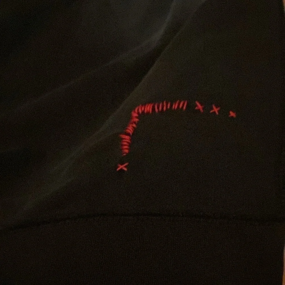 Y2K Jordan black sweatshirt **revived** see pics and description